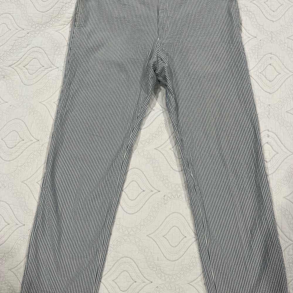 Ralph Lauren Men's Black and White Striped Chinos